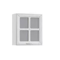 Маргарита шкаф навесной 600 витрина Белый/Белое Дерево