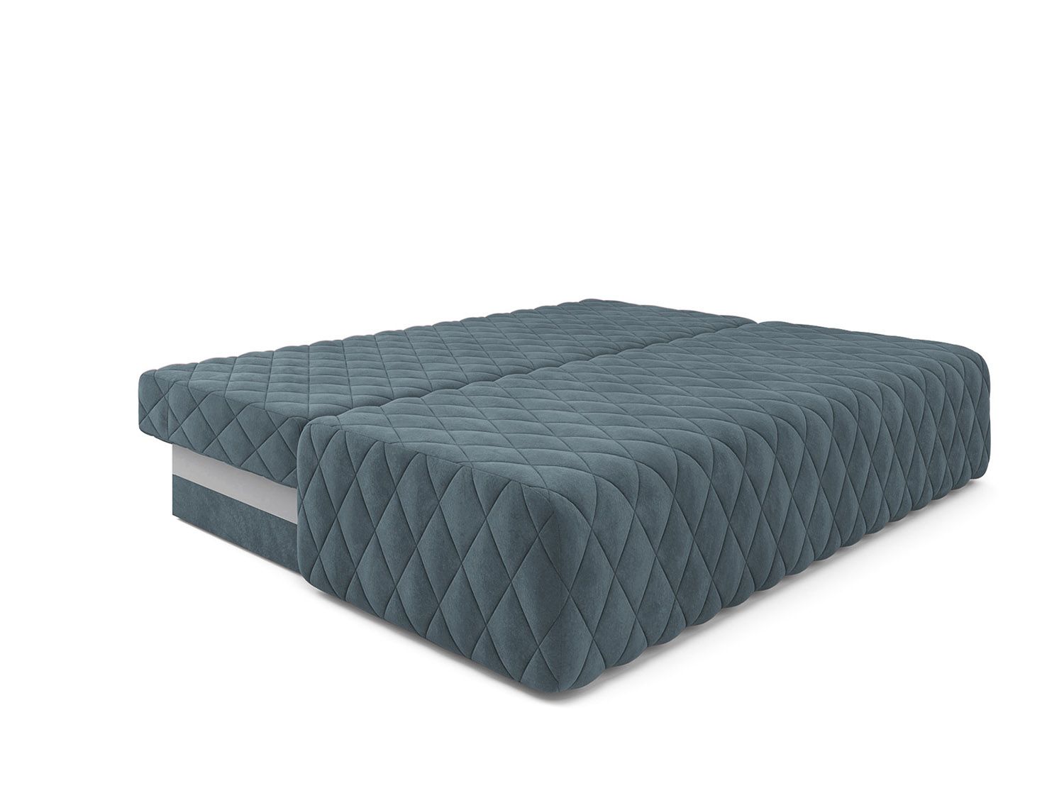 Диван Роял велюр серо-синий / НВ-178/26