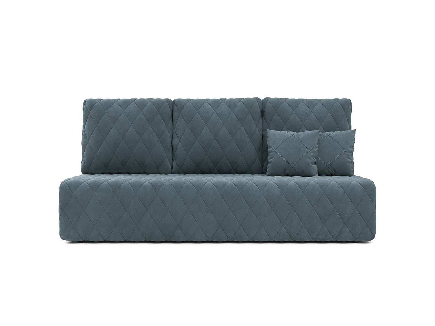 Диван Роял велюр серо-синий / НВ-178/26