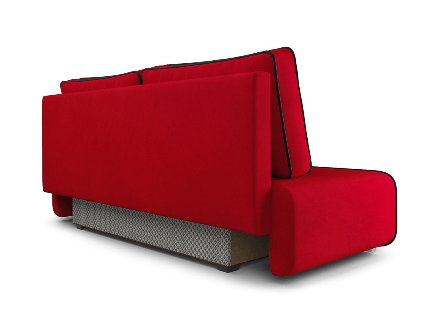 Диван Марк кордрой красный + черный HB 178-17