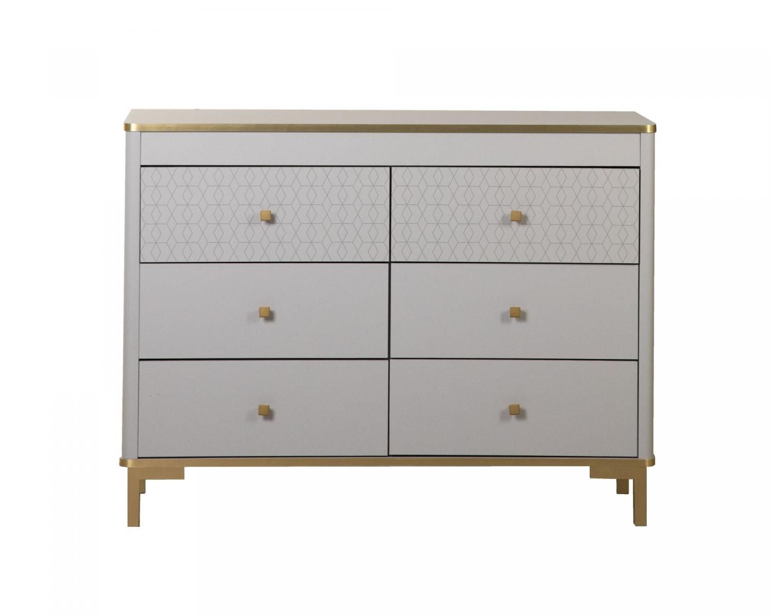 Комод 65.01 Антре серый / золото