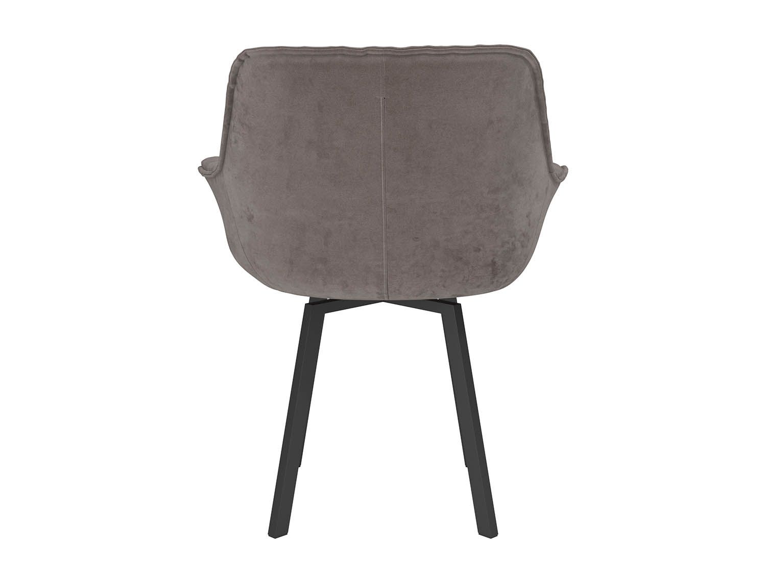 Квинта стул велюр тенерифе стоун / черный