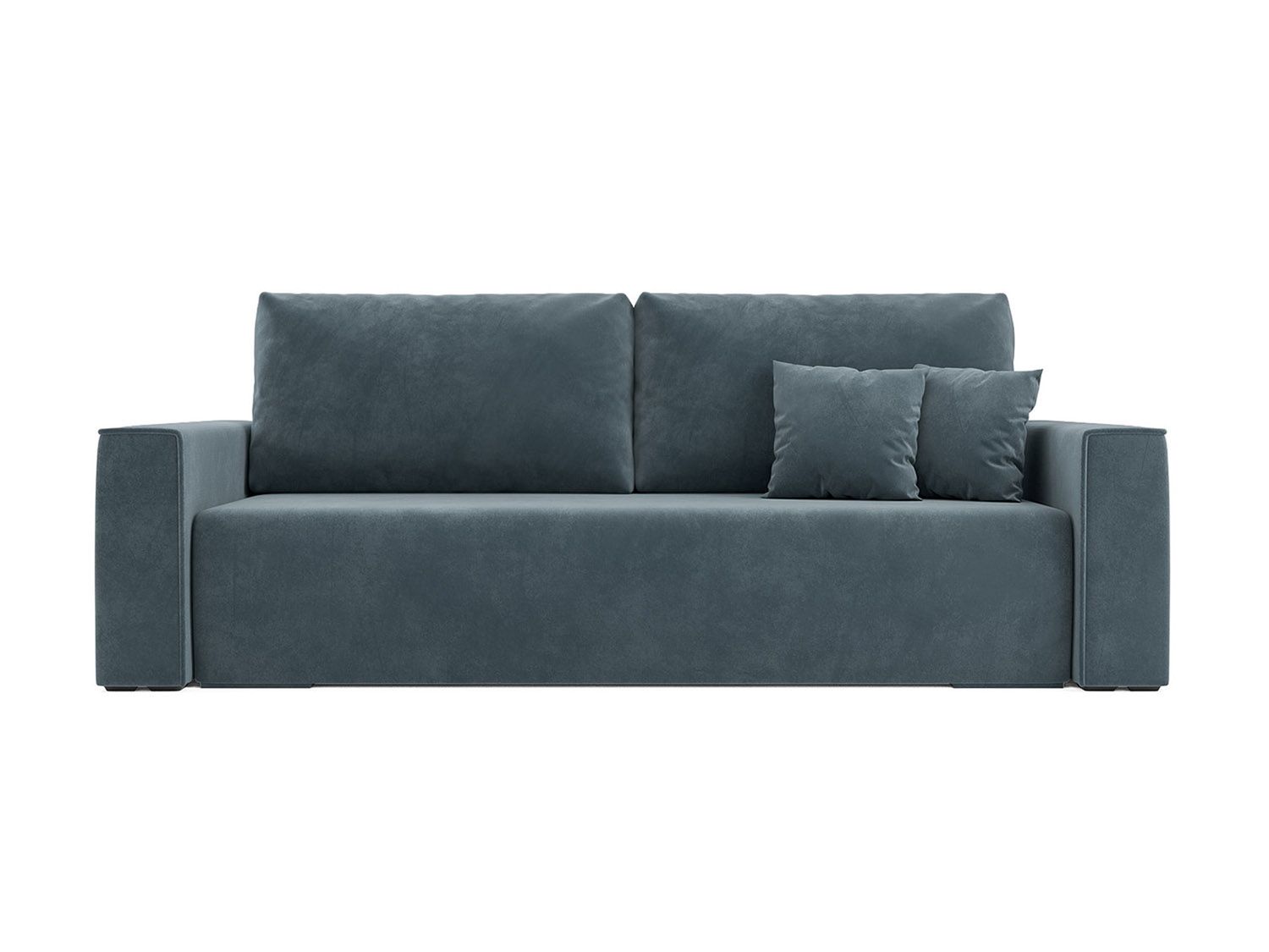 Диван Манхэттен велюр серо-синий / НВ-178/26