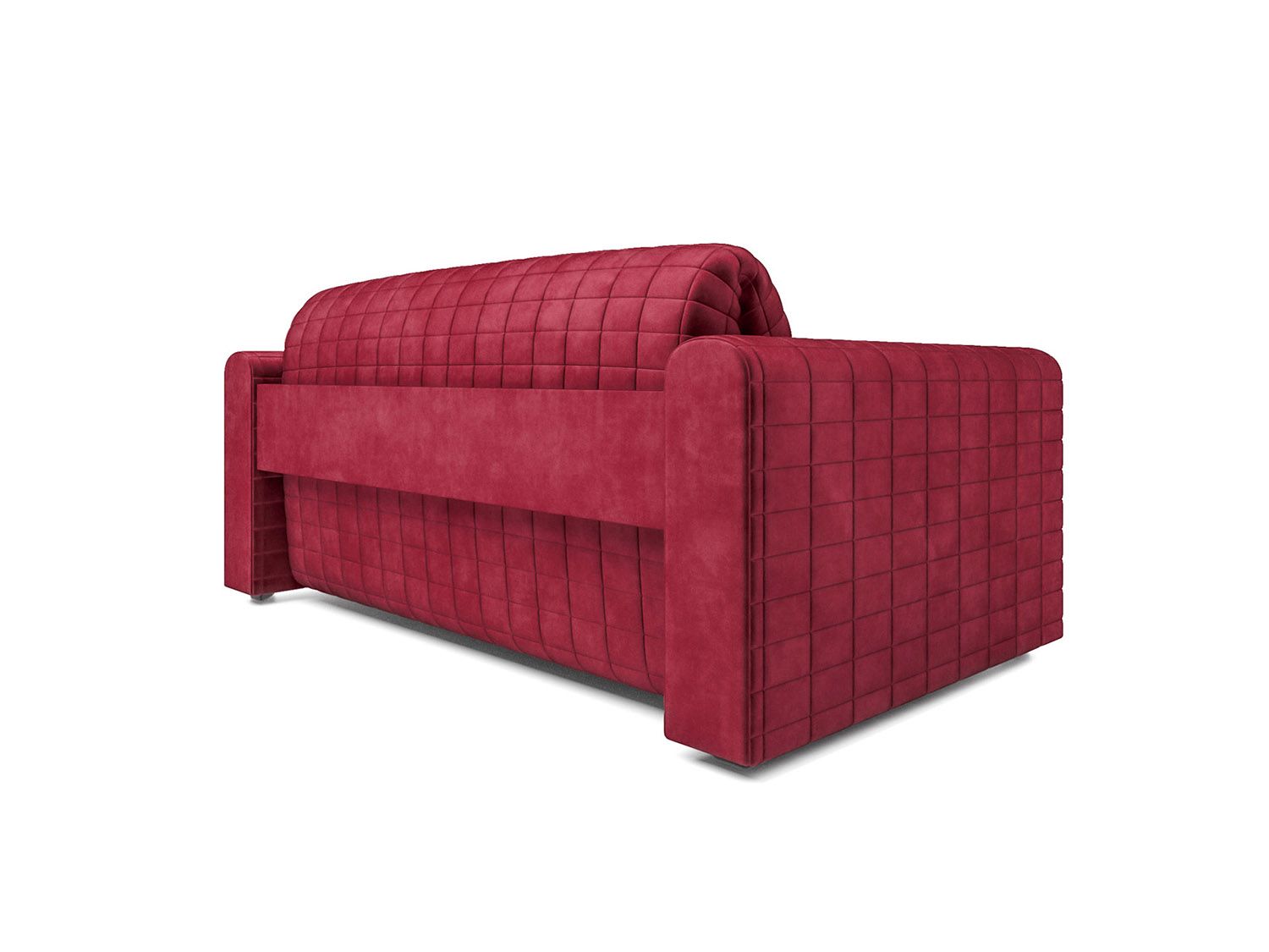 Диван Аккордеон Барон №5 бархат красный  STAR VELVET 3 DARK RED