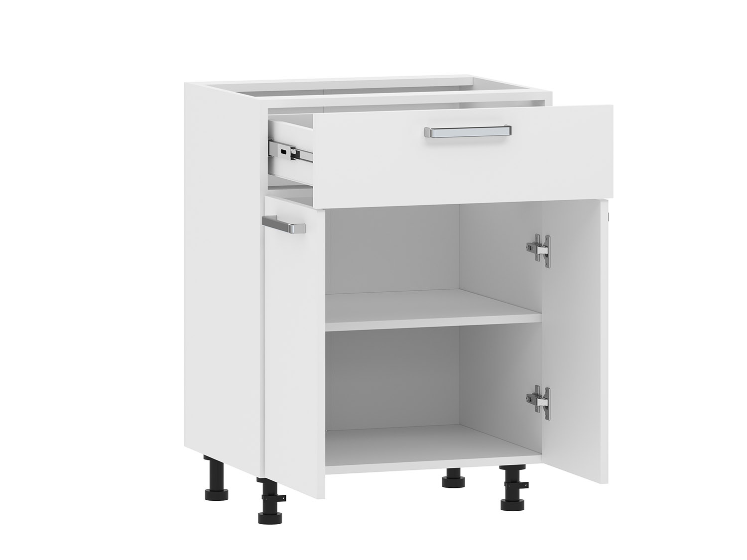 Борги 100.09 600 тумба кухонная / Белый