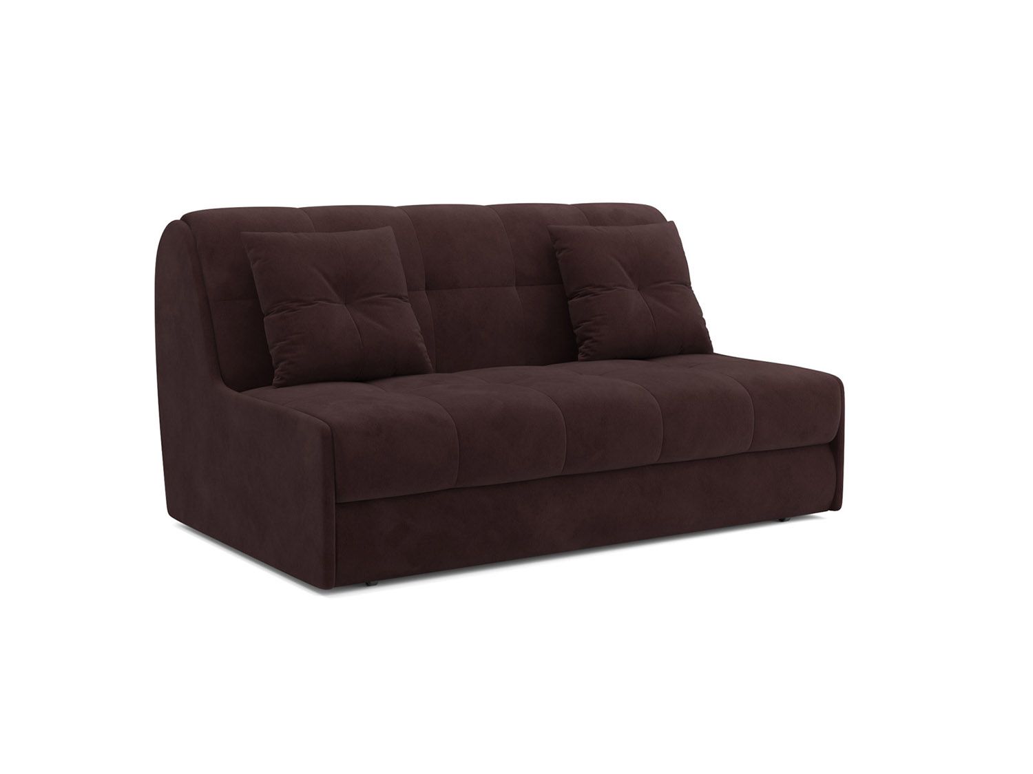 Диван Аккордеон Барон №2 велюр шоколад HB-178 16