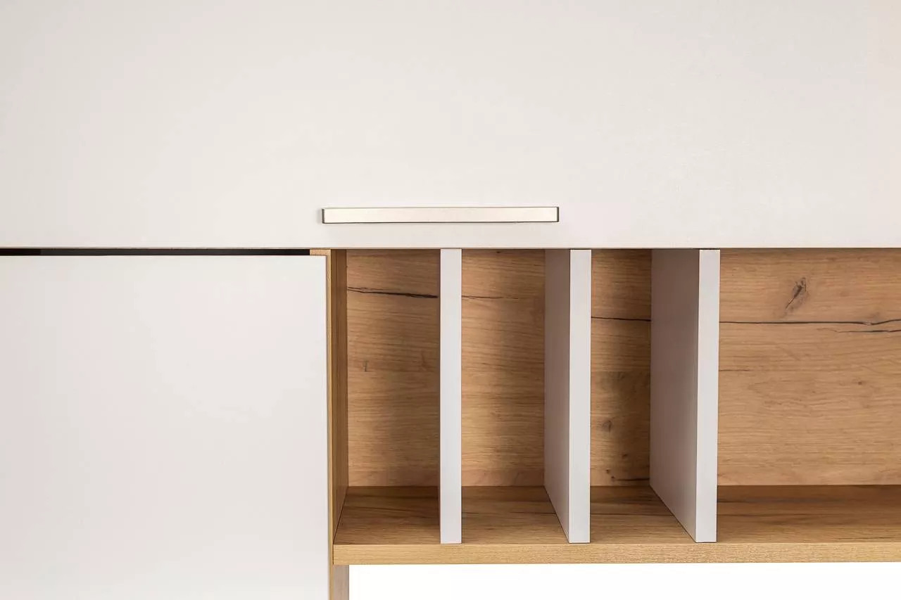 Лайт Стол письменный 03.243 Дуб Золотой/Белый