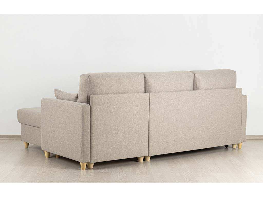 Дилан диван-кровать угловой ТД 420 Сага латте