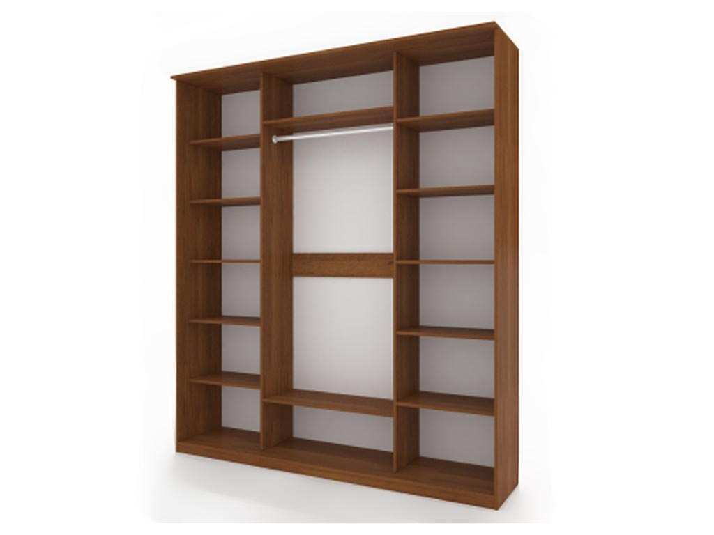 Шкаф купе Модерн 2076х600 3-х дверный 3-х секционный зеркало ясень