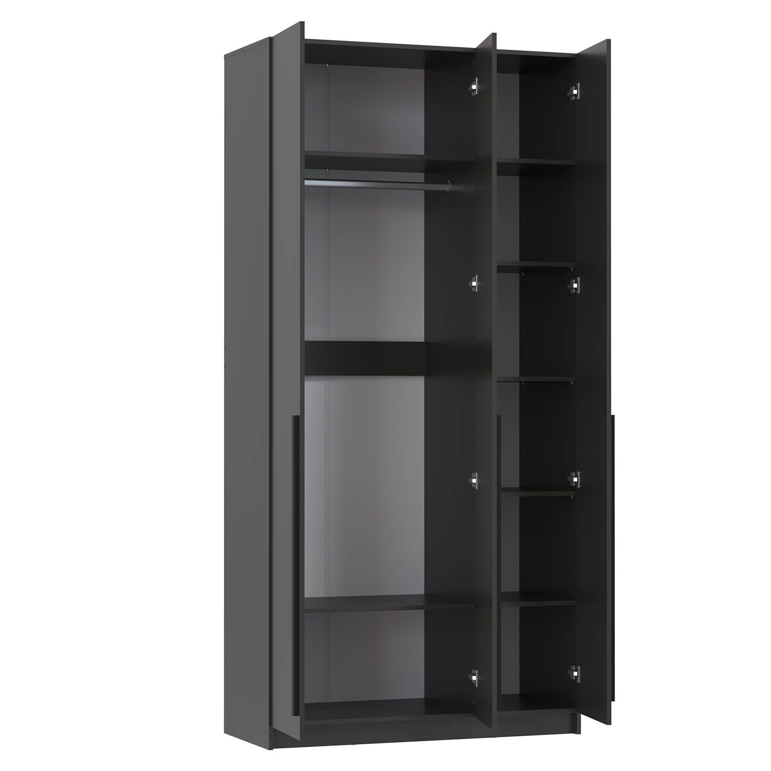 Брандо шкаф для одежды 67.08 ЛДСП Диамант серый