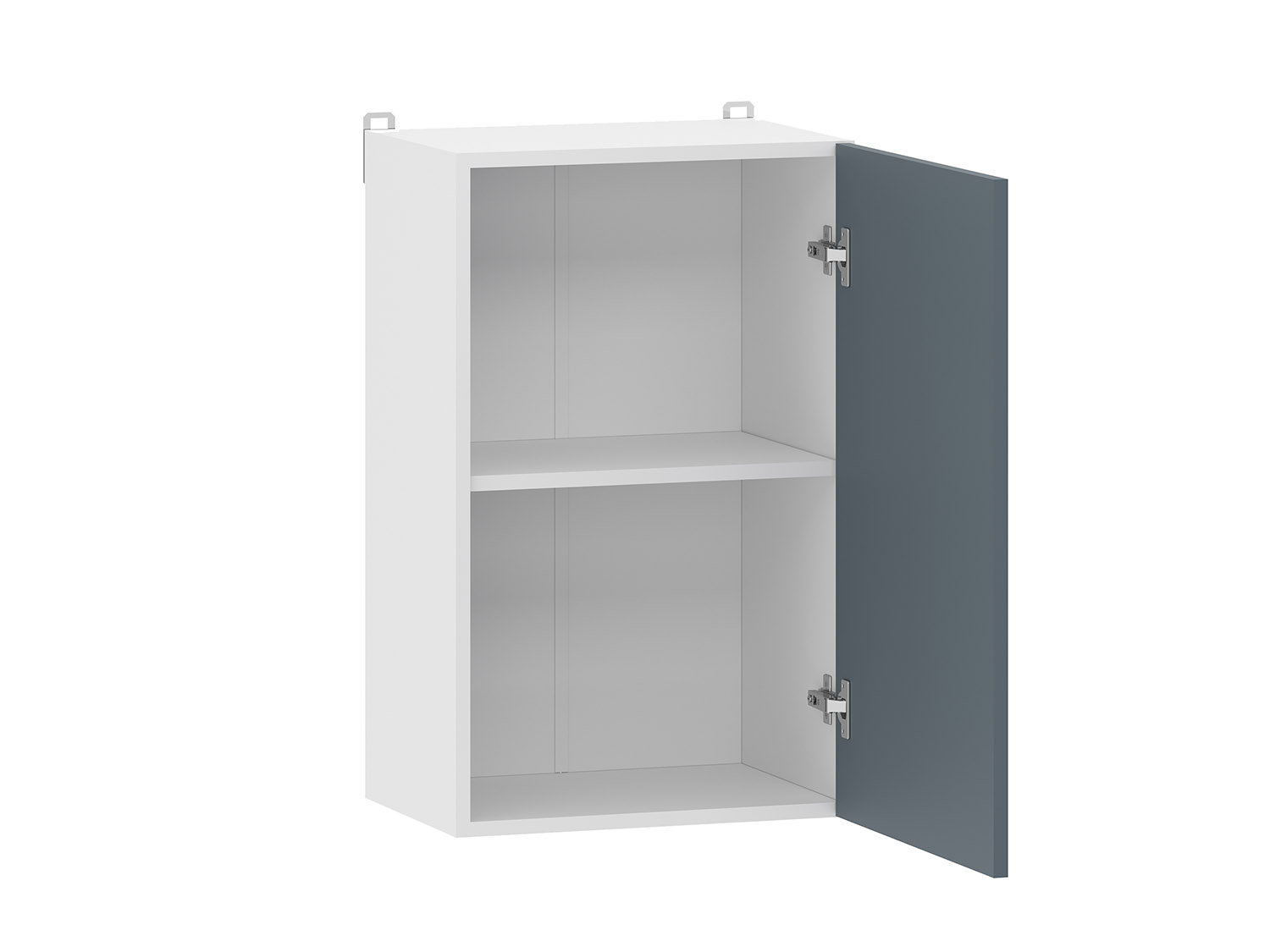 Борги 100.30 450 шкаф навесной / Белый/Маренго