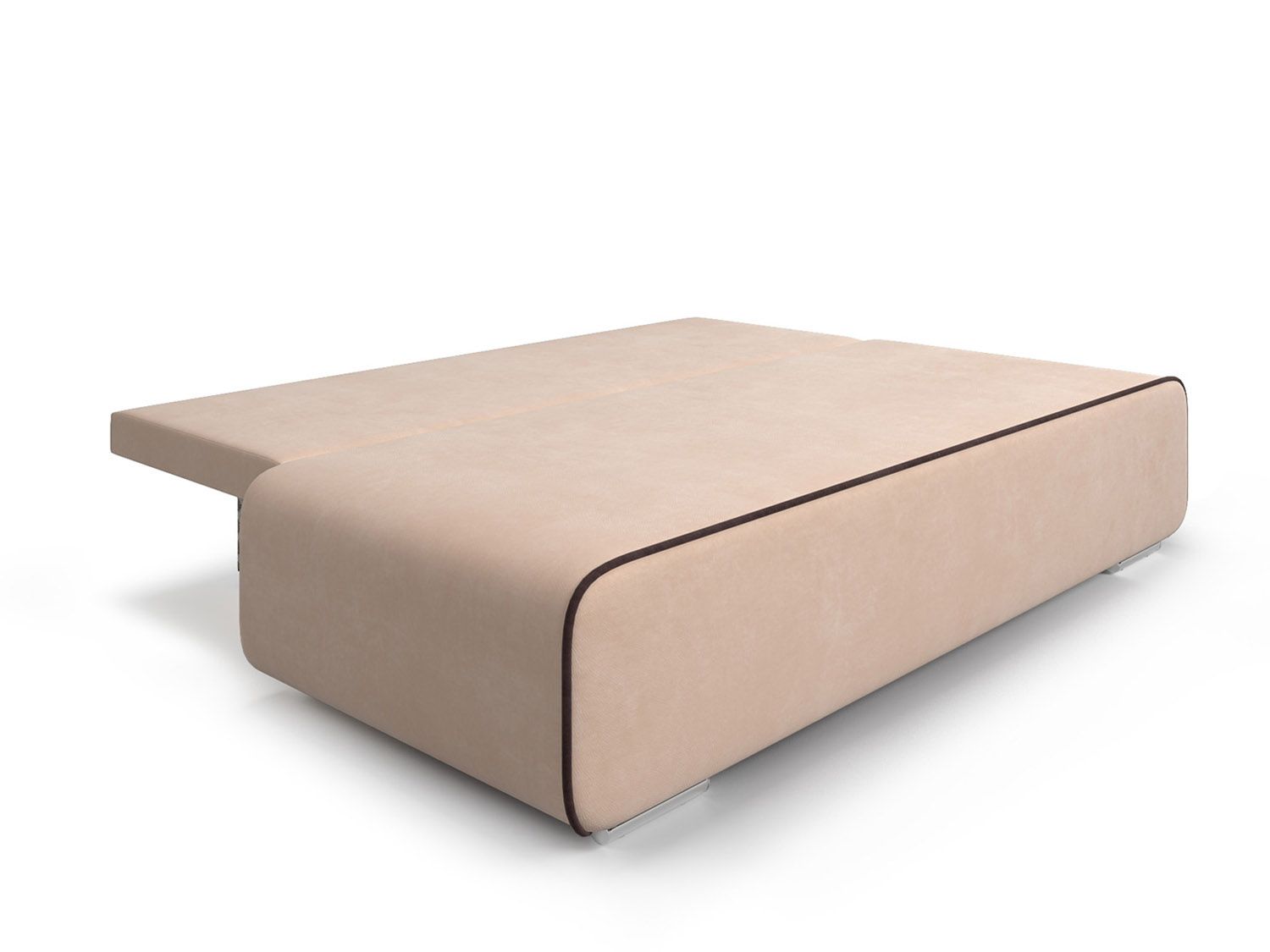 Диван Марк кордрой бежевый + кордрой коричневый