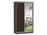 Шкаф купе Модерн 1190х450 2-х дверный зеркало венге