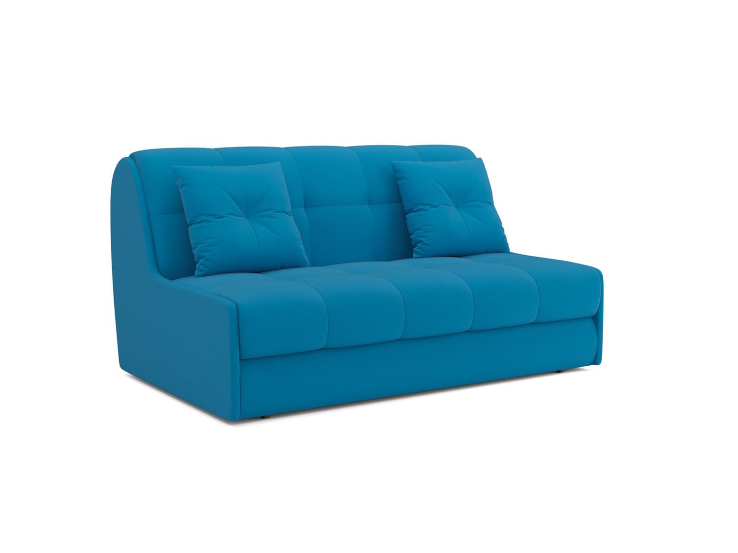 Диван Аккордеон Барон №2 рогожка синяя