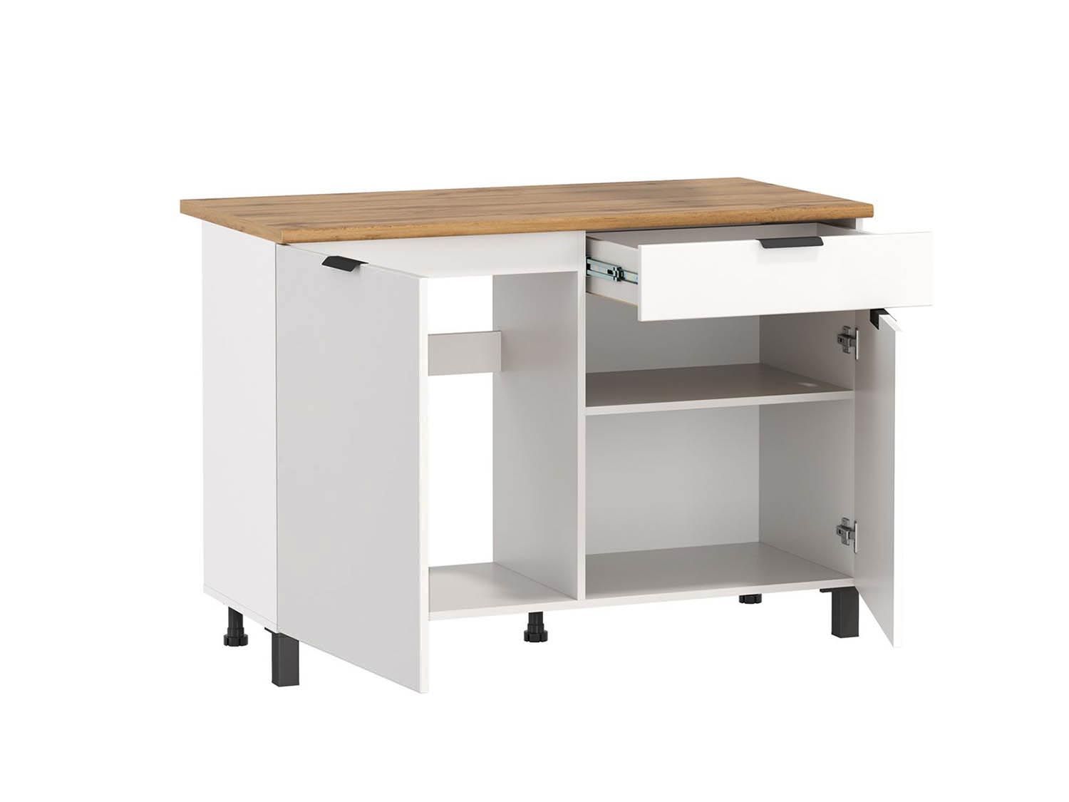 Венера стол 1200 / Белый/Кашемир