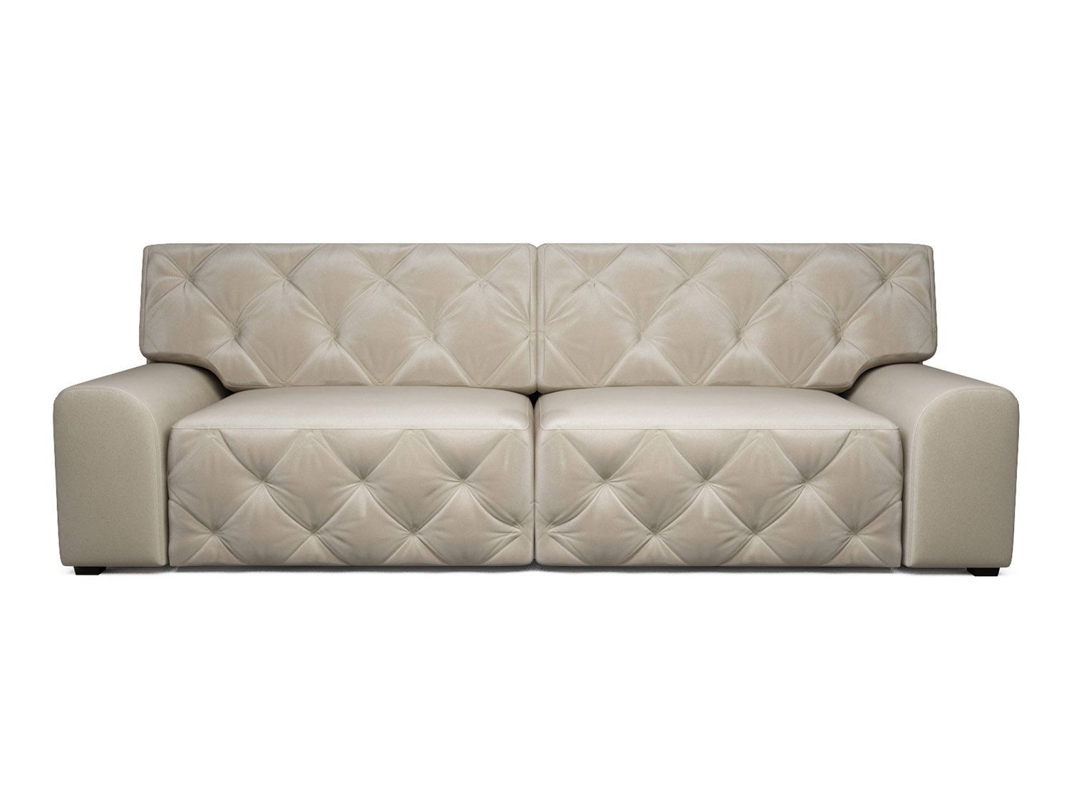 Диван Милан бархат бежевый/ STAR VELVET 6 LIGHT BEIGE