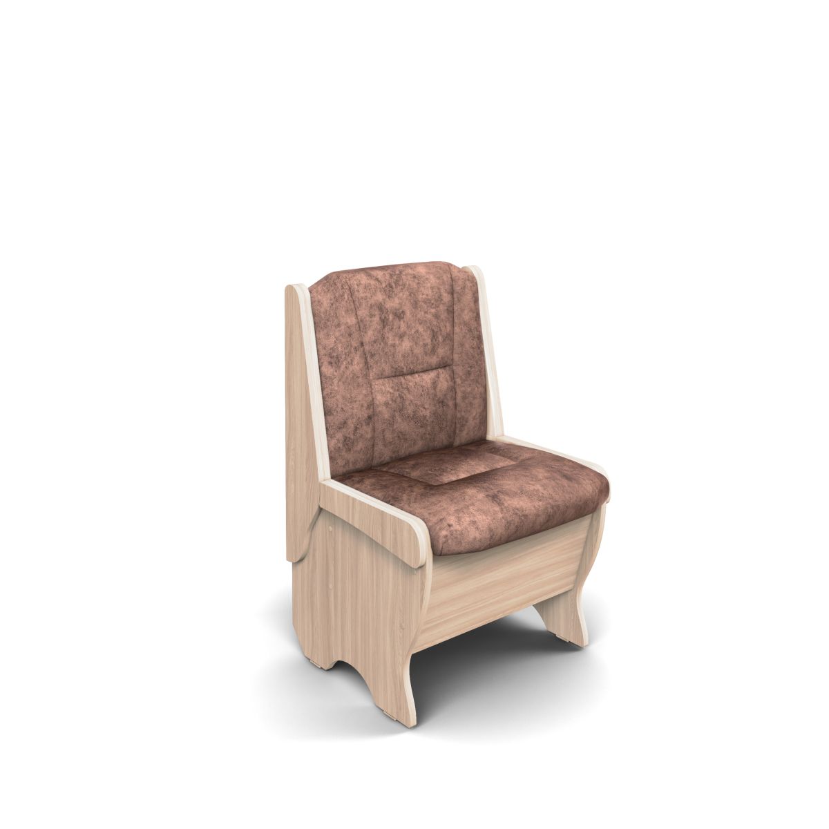 Скамья Лотос 550 ясень светлый/коньяк