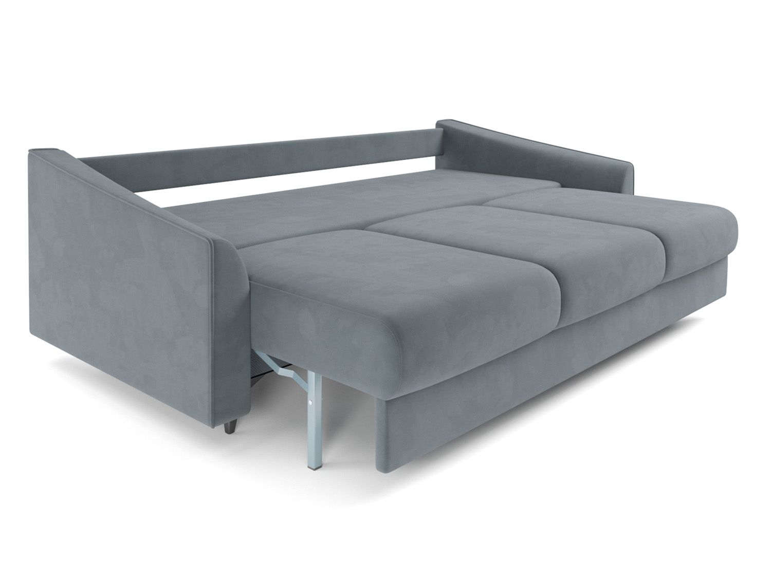 Диван Уэльс велюр серо-синий HB-178 26