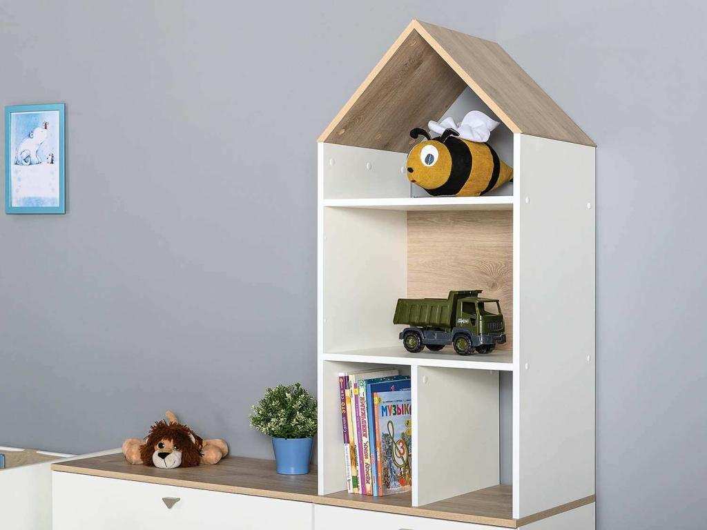 Эйп шкаф комбинированный 13.14 Белый/Дуб белый