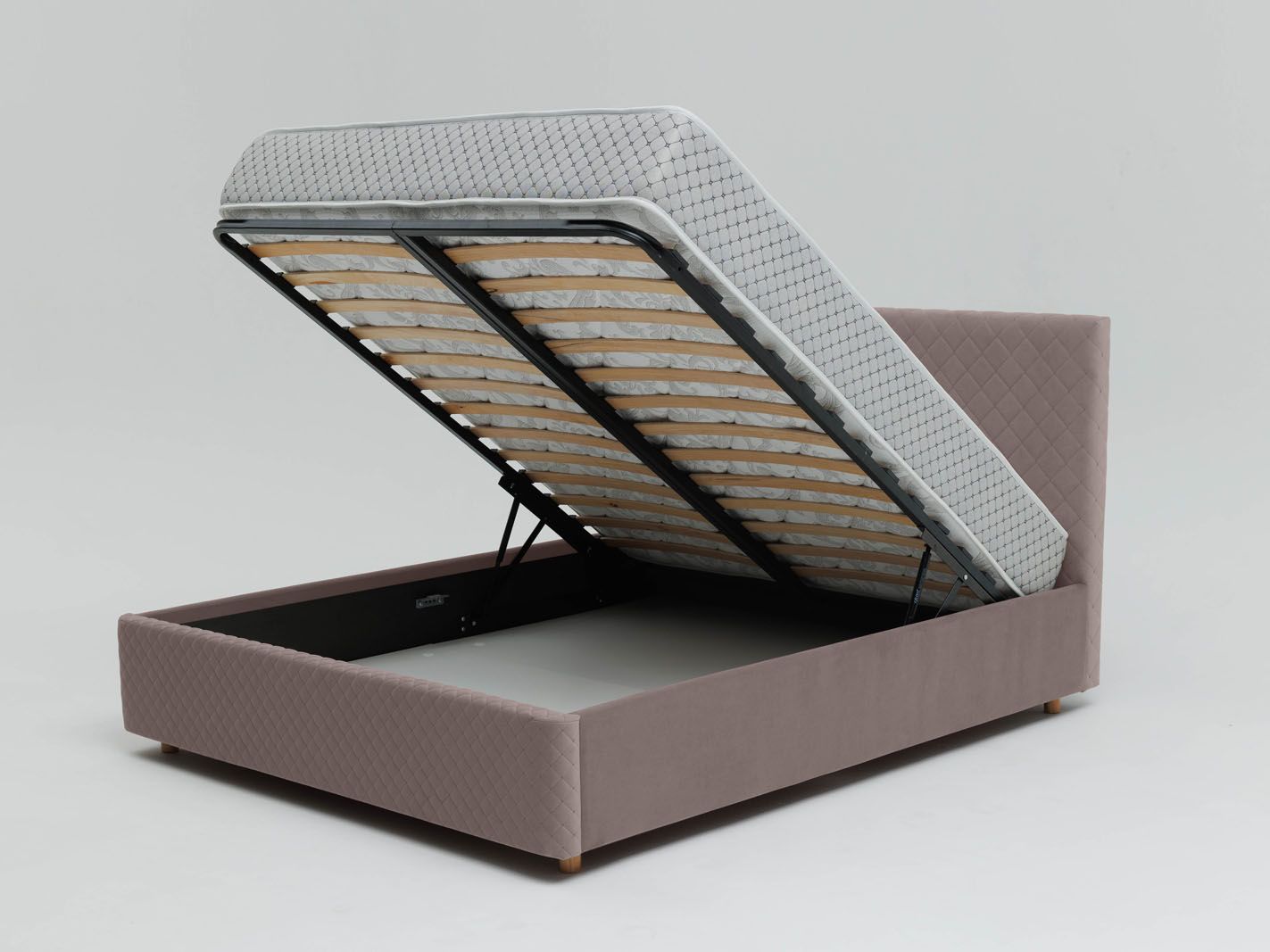 Кровать Galaxy 1600 с под. механизмом / какао №8