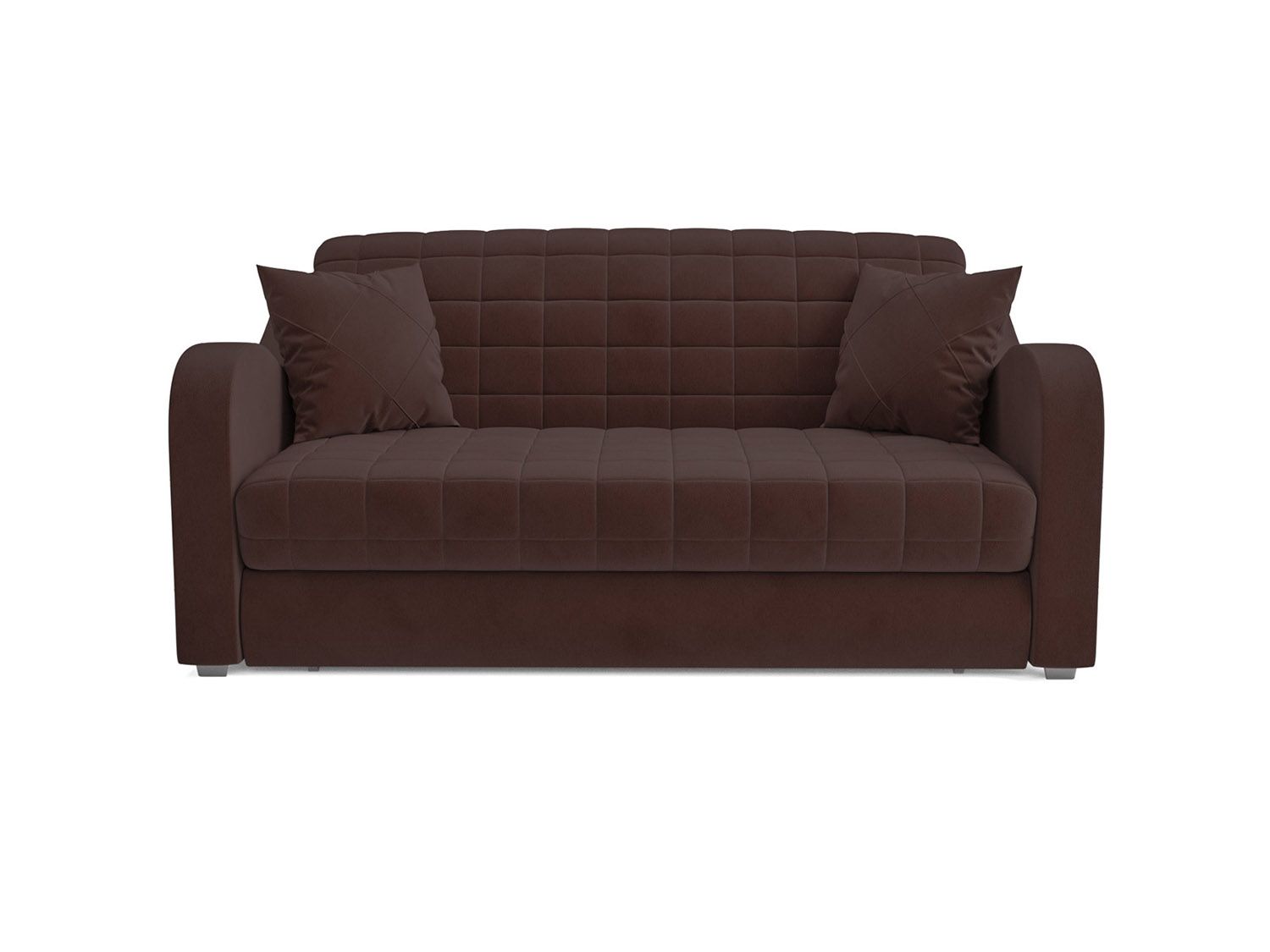 Диван Аккордеон Барон №4 велюр шоколад HB-178 16