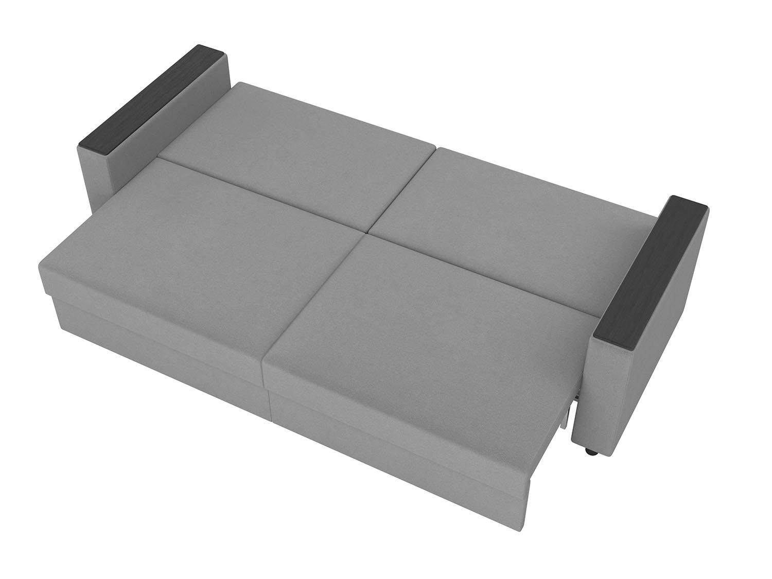 Гермес диван-кровать 3-х мест / велюр Parma 25 серый