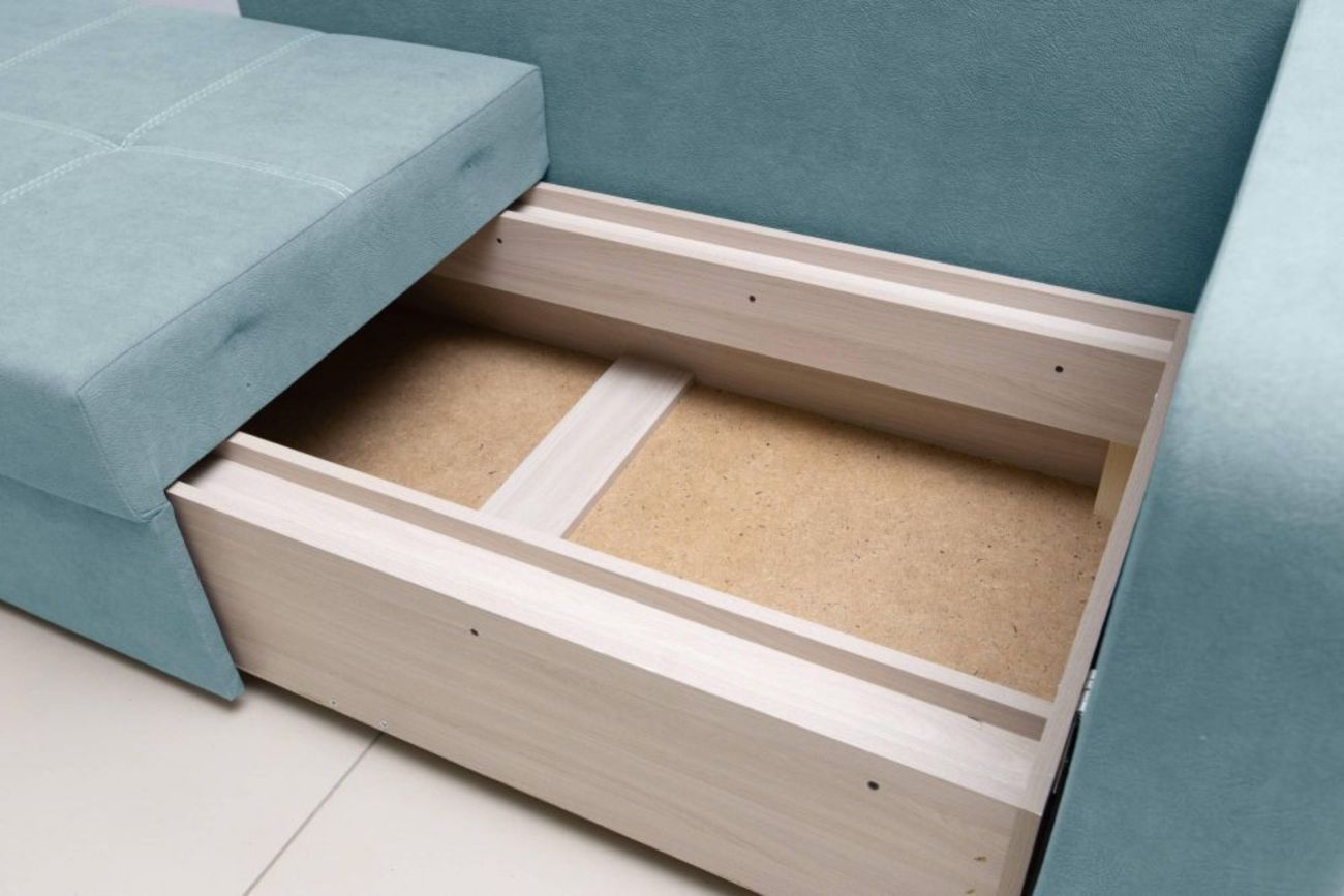 Диван Джером бирюзовый