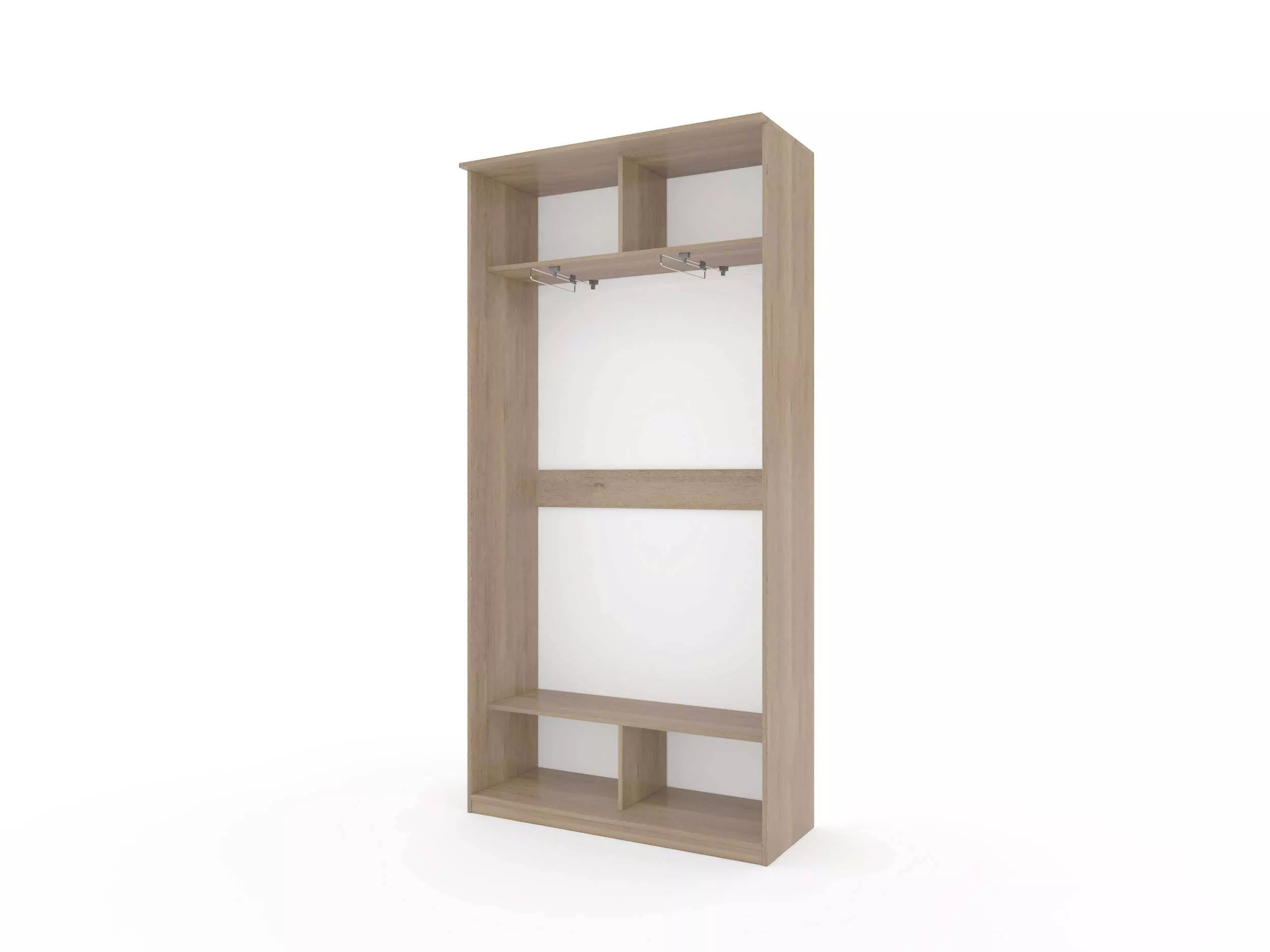 Шкаф купе Модерн 1190х450 2-х дверный фотопечать №3 ясень