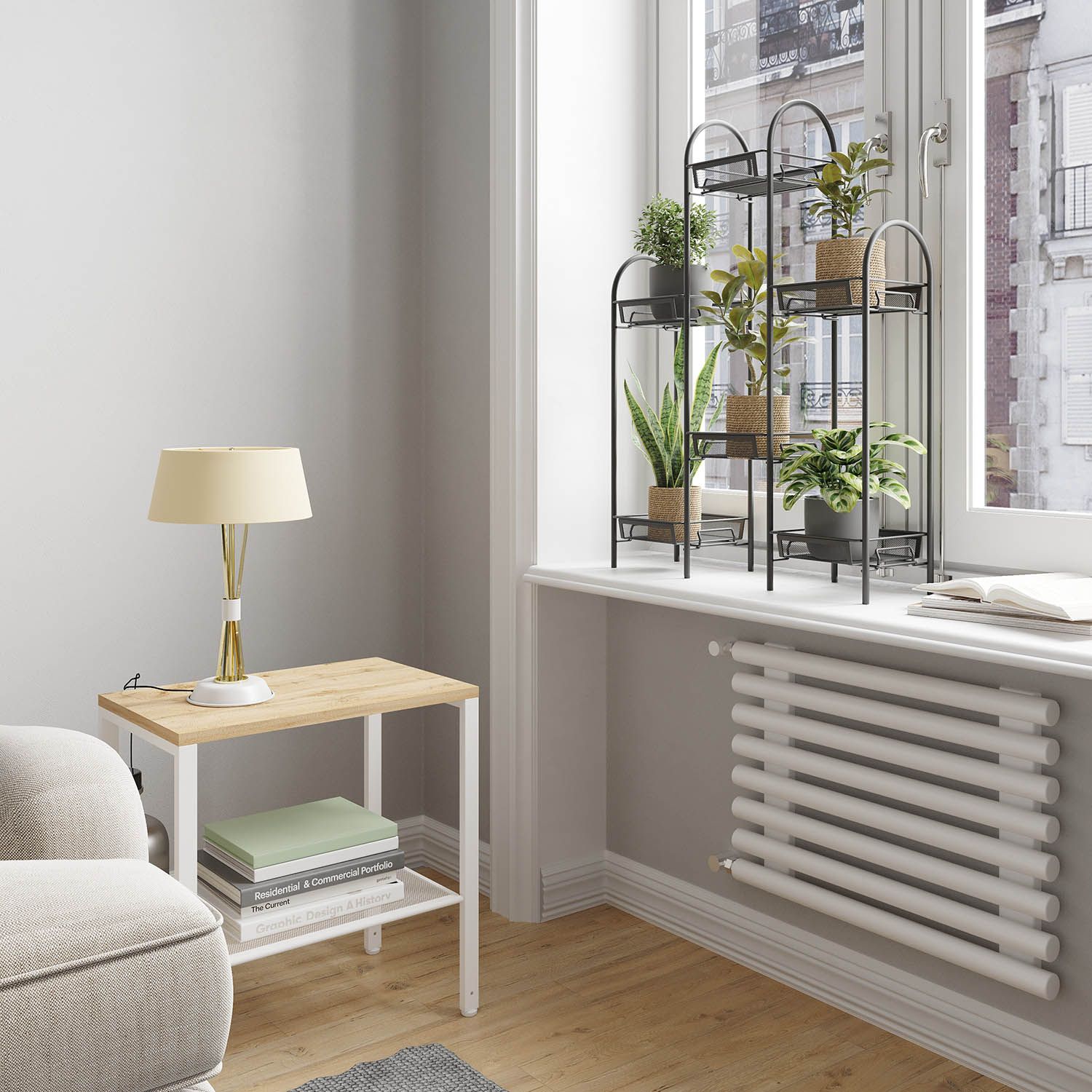 Подставка для цветов Лира 36 Черный