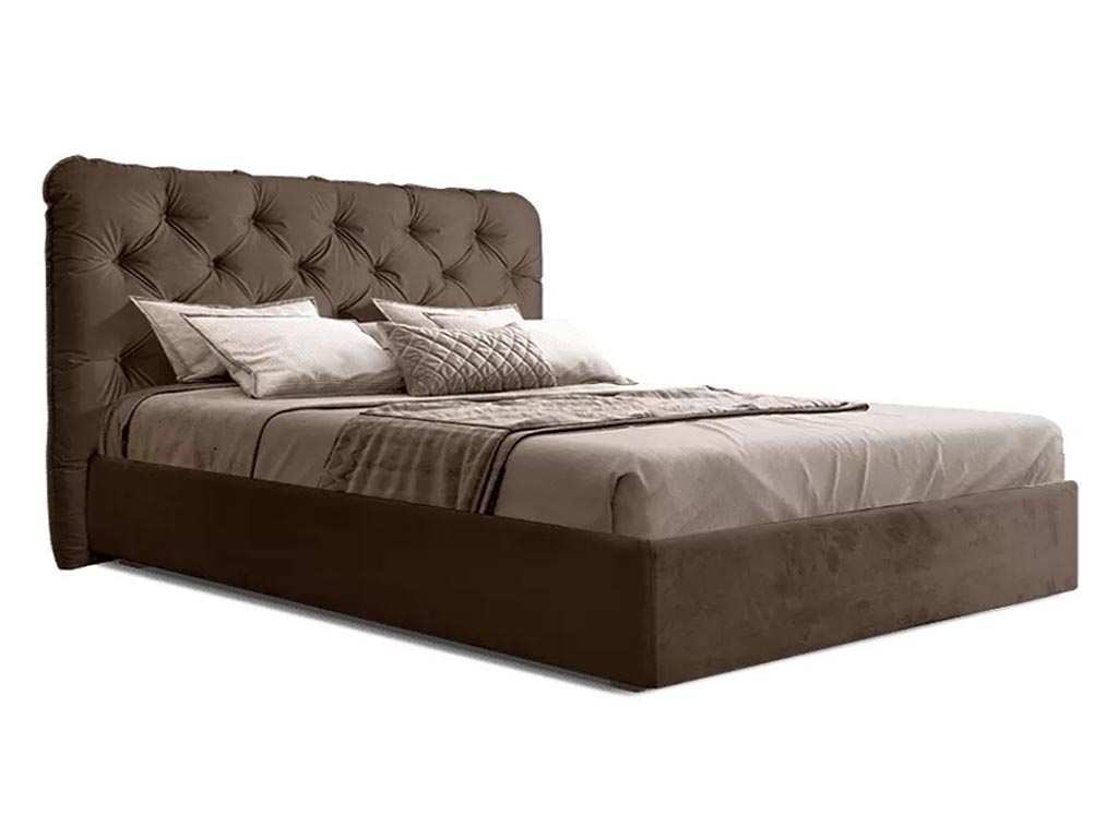 Кровать 2-х спальная (1,8 м) с подъемным механизмом Bogemia БМКР180-1(3) шоколадный ликер
