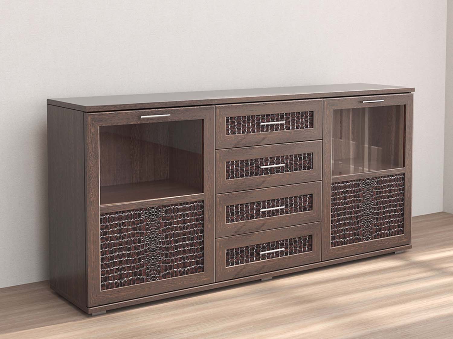 Кэт 4 комодино - Венге/Кайман тёмный