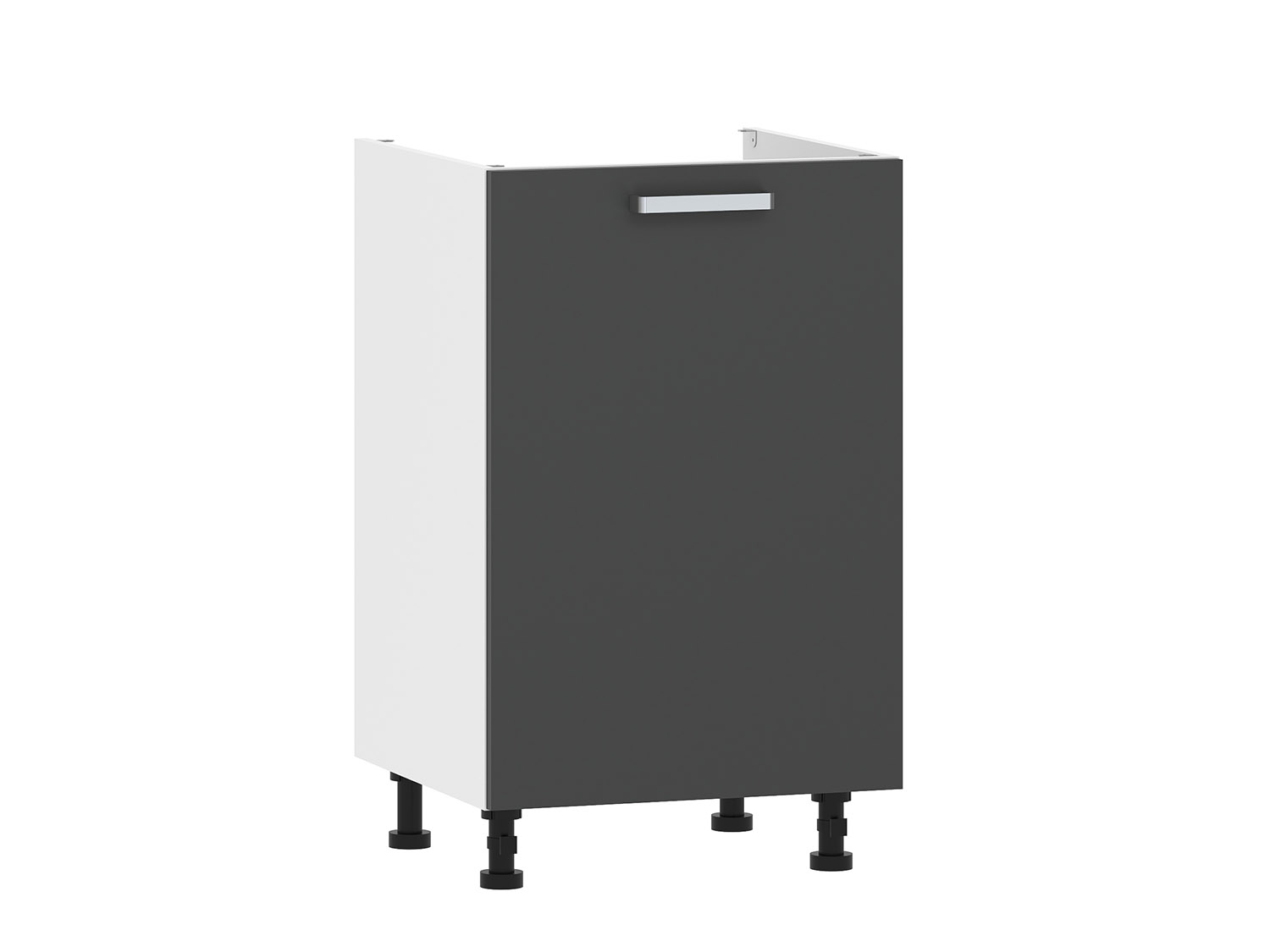 Борги 100.03 500 тумба под мойку / Белый/Антрацит