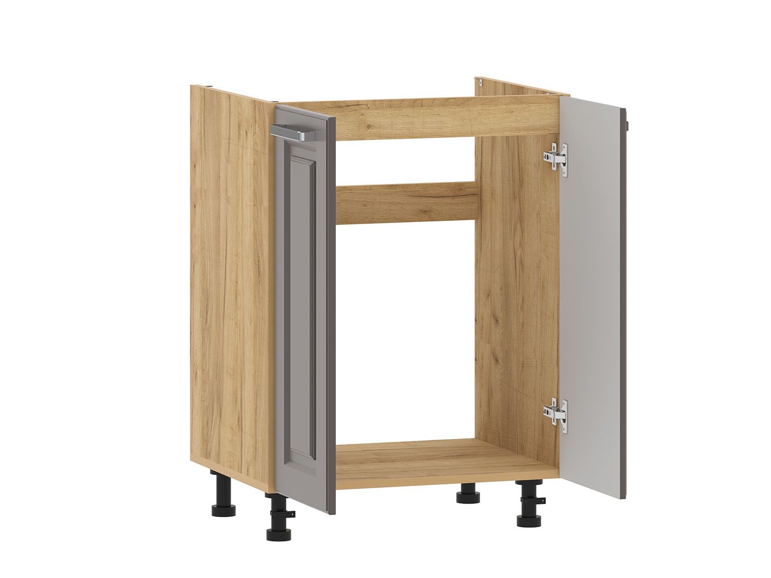 Вокс 100.04 тумба под мойку (600) Дуб Крафт золотой / Графит