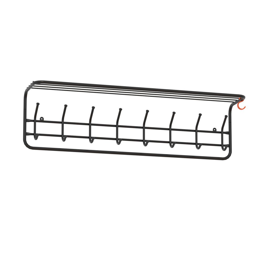 Вешалка с полкой 100 черный