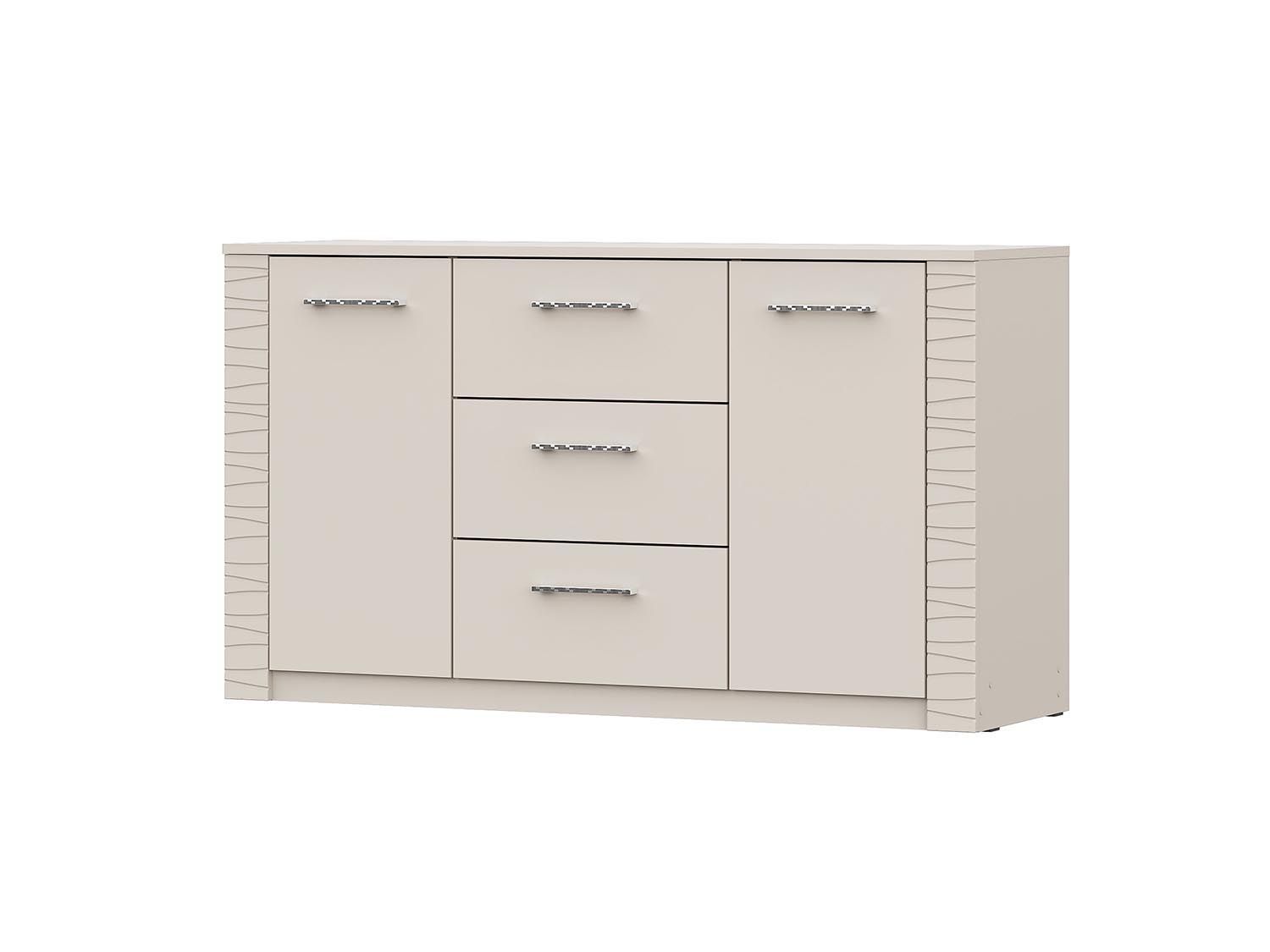 Калипсо комод 3 ящика двухстворчатый / Меланж