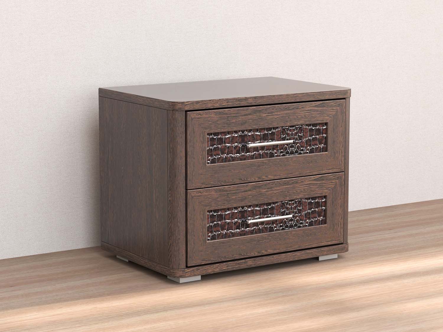 Кэт 4 тумба 2 ящика - Венге/Кайман тёмный