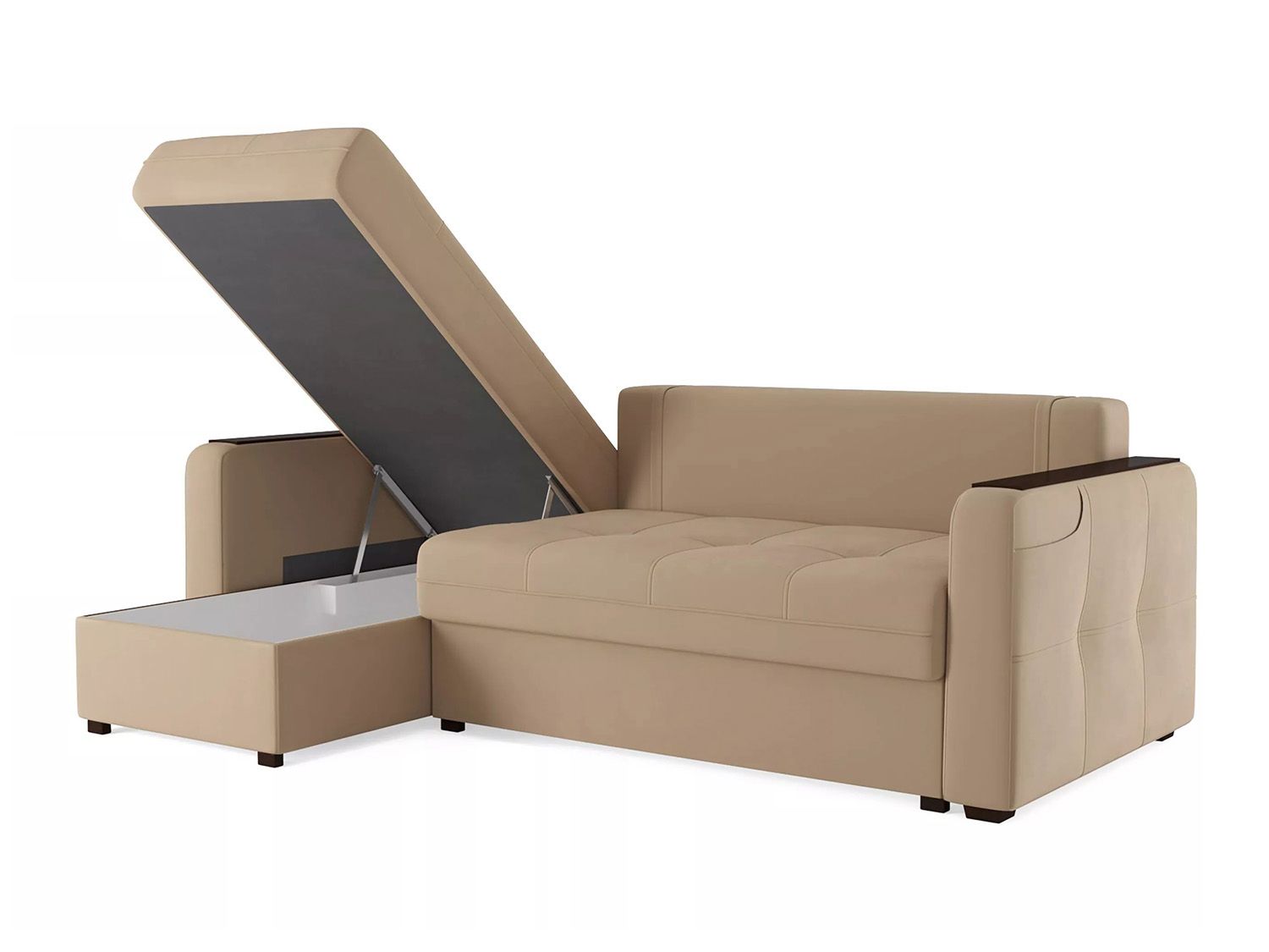 Диван угловой Смарт 3 1Пф-2Т Велюр Велютто 05