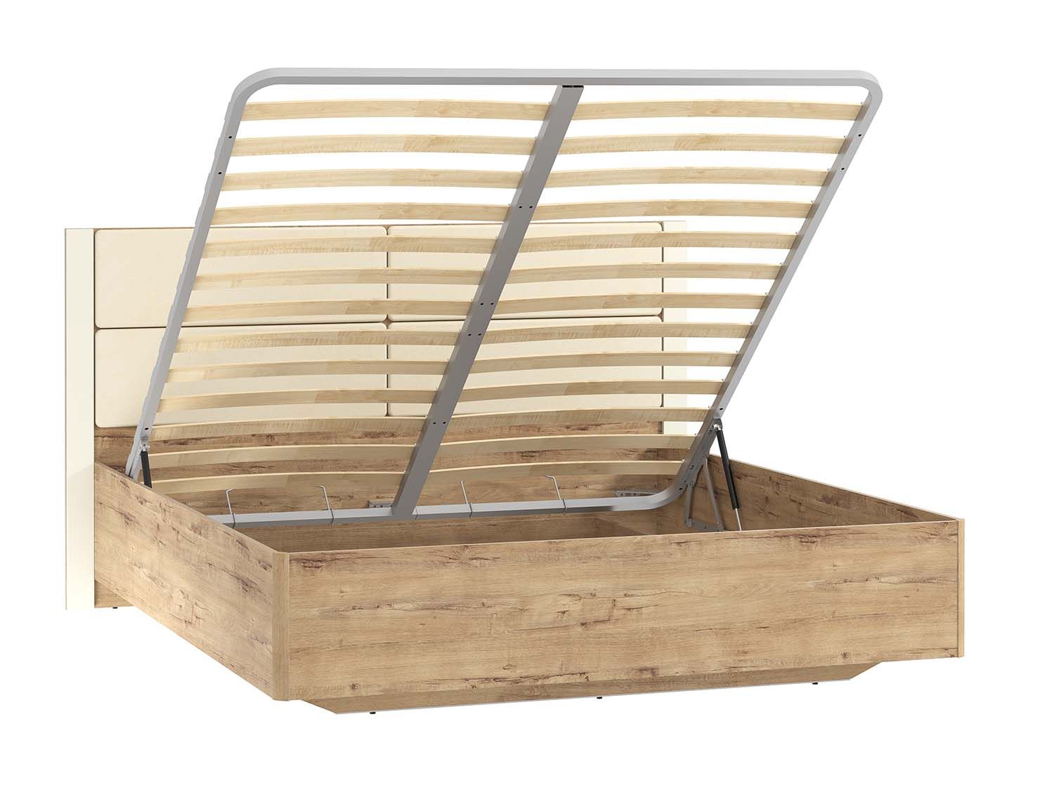 НМ 040.52-01 М кровать Livorno / дуб бунратти/софт панакота