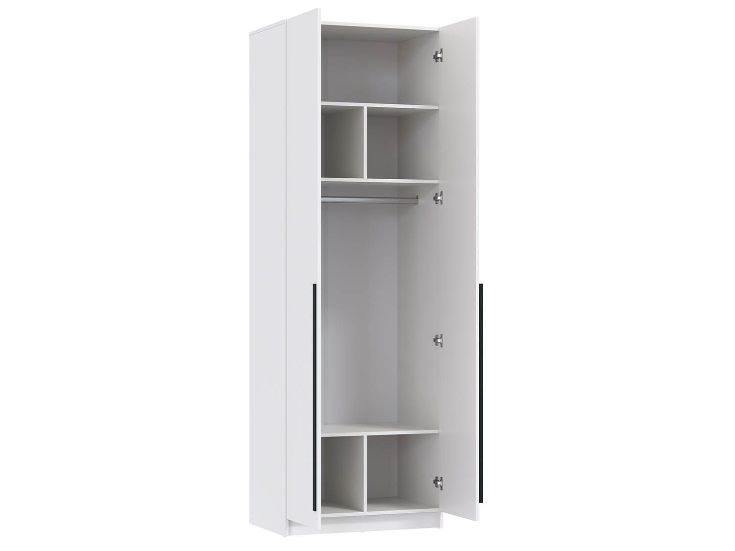 Брандо шкаф для одежды 67.14 ЛДСП Белый