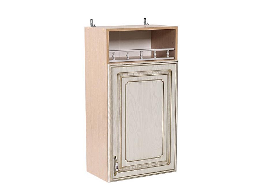 Флоренция шкаф навесной ШКН 500 П / Ясень/Ясень патина В 920
