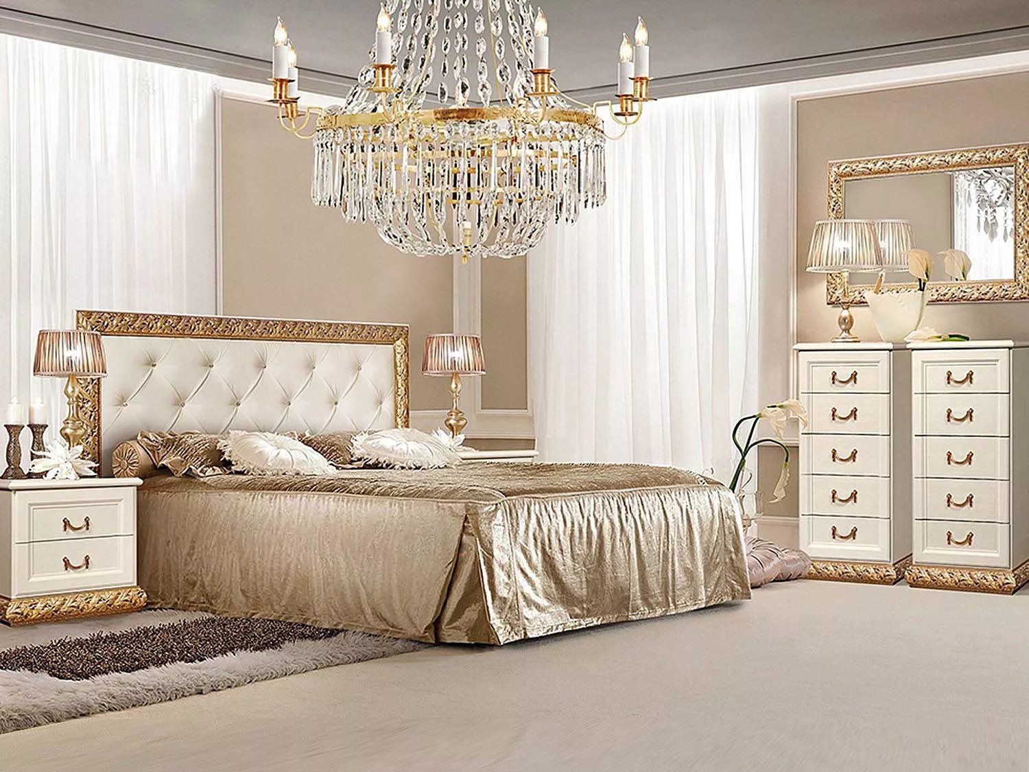 Изысканная мебель для спальни от известного производителя