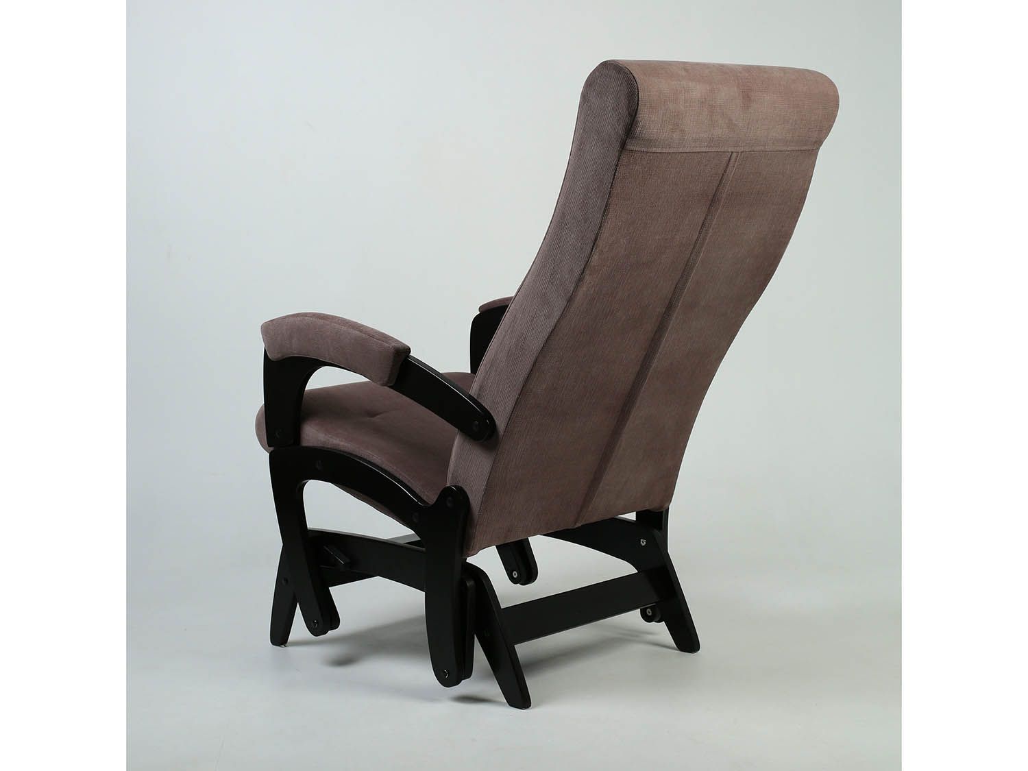 Кресло-маятник Версаль Черный / Шоколад