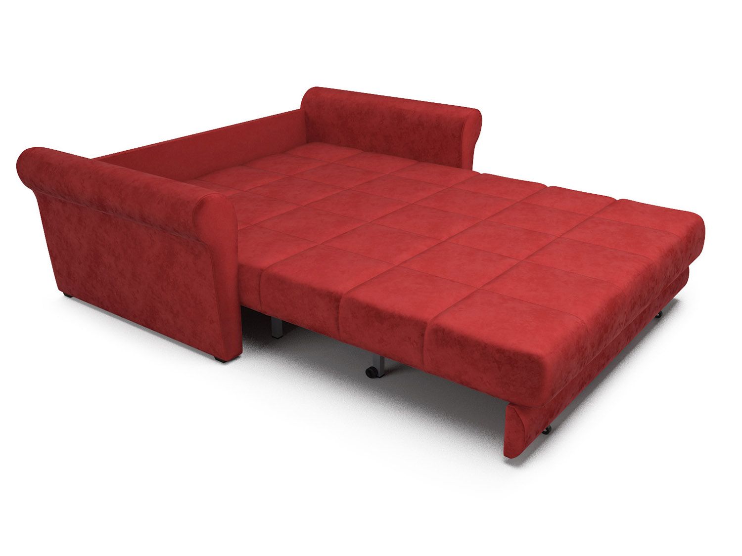 Диван Гранд бархат красный / STAR VELVET 3 DARK RED