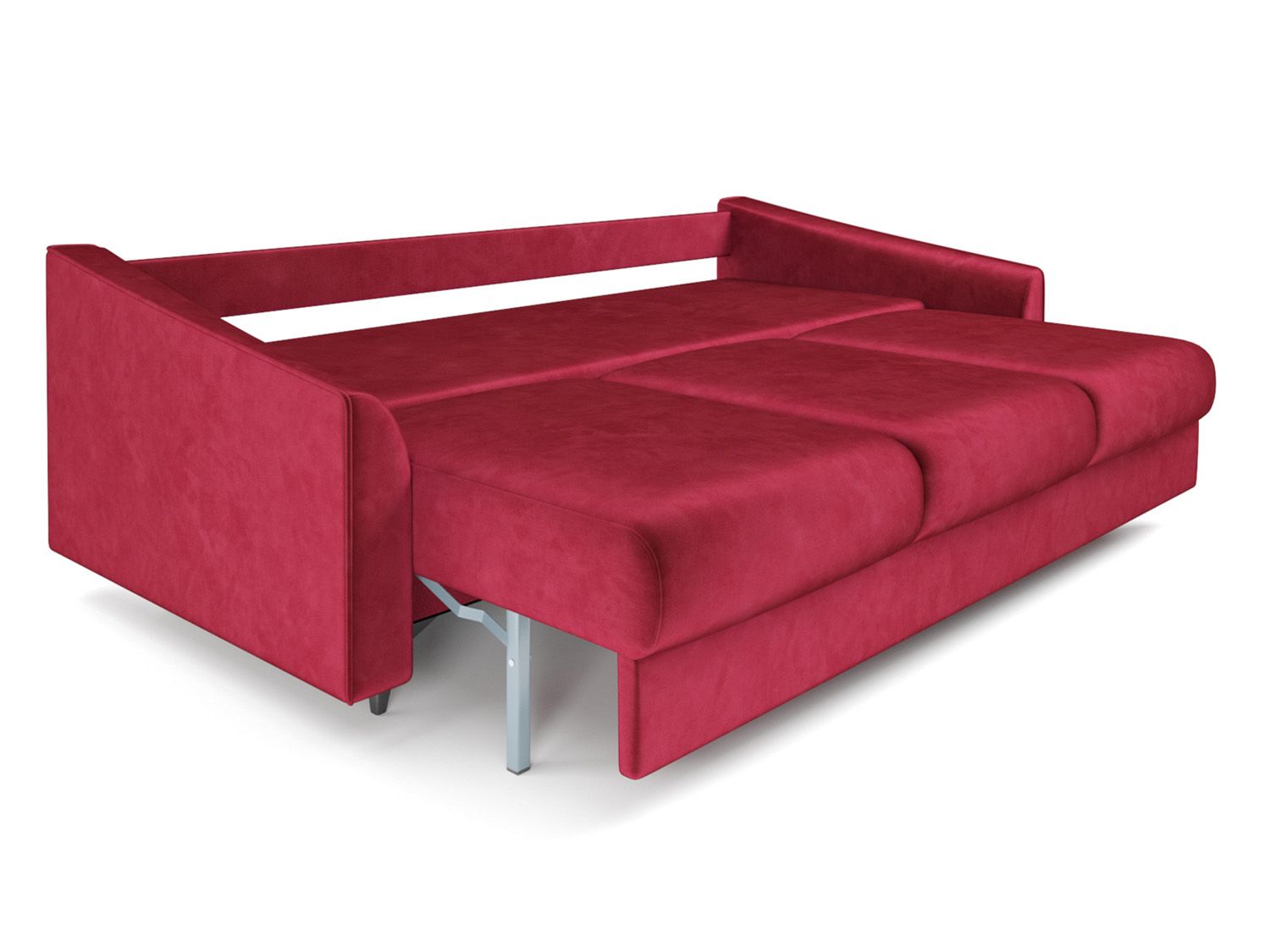 Диван Уэльс бархат красный/ STAR VELVET 3 DARK RED