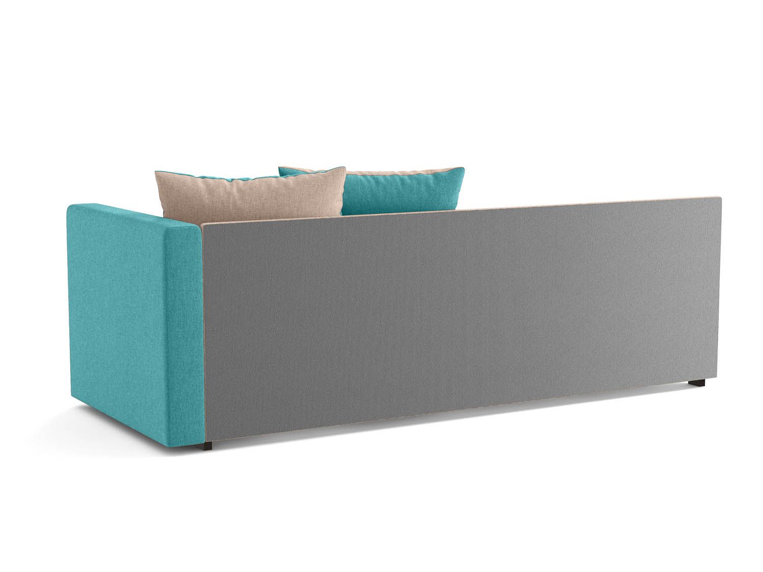 Диван-кровать Мальта М жаккард тесла бирюза/беж