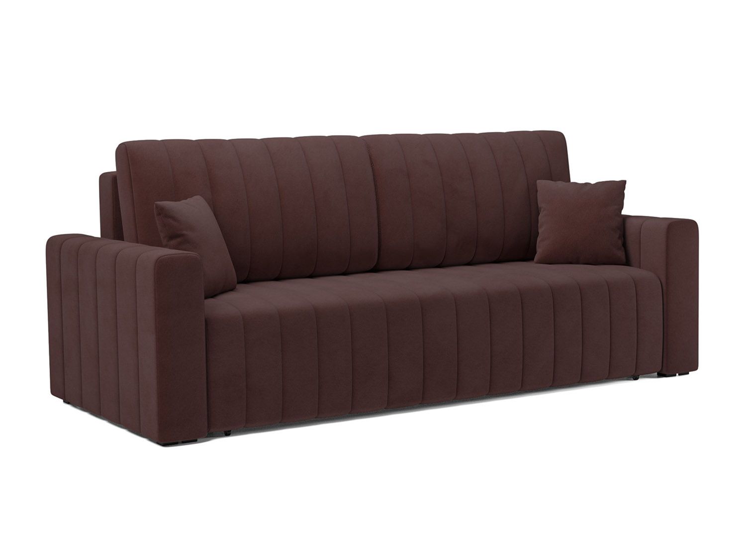 Диван Лондон велюр шоколадный / HB-178/16