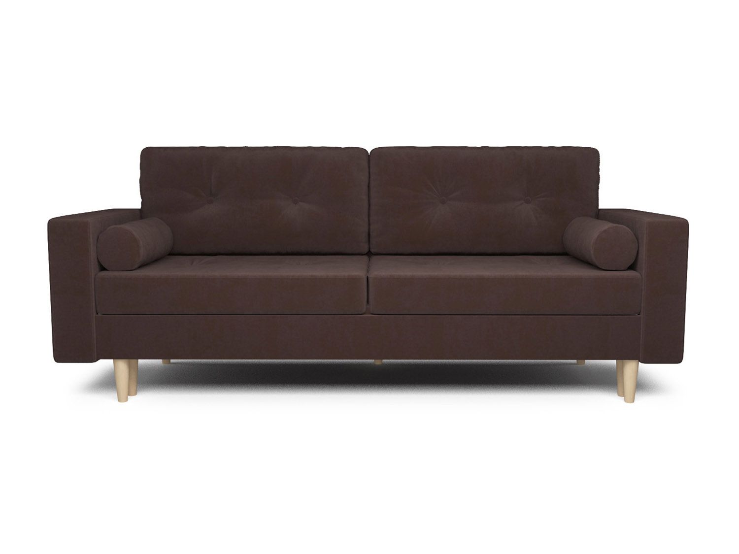 Диван Белфаст велюр молочный шоколад / НВ-178/13