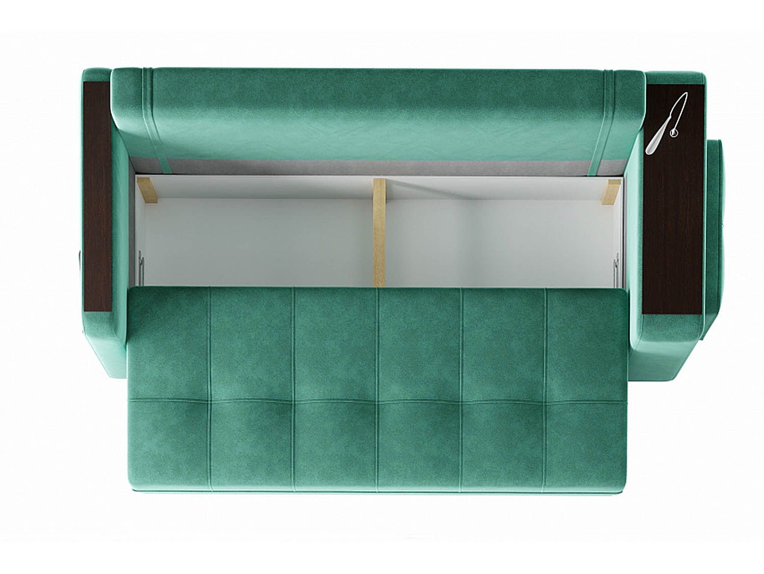 Диван Смарт 4 пуф справа Б3-3Т-Б4 СК Кашемир 672