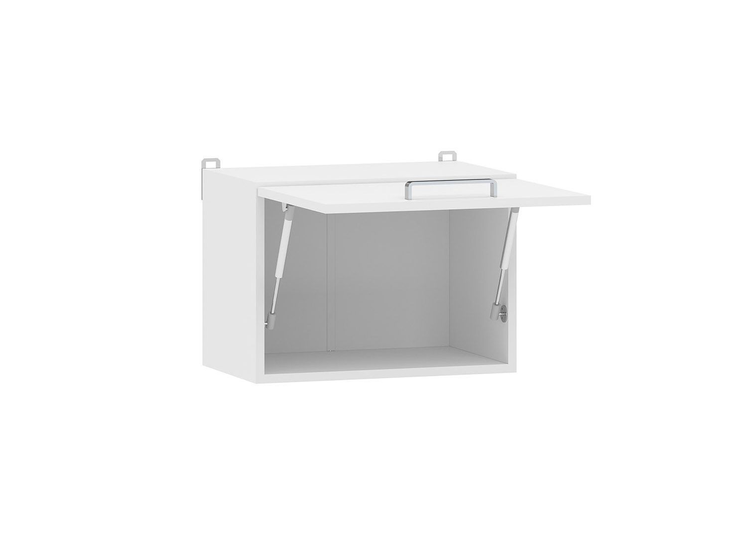 Борги 100.38 шкаф навесной (500) Белый / Белый