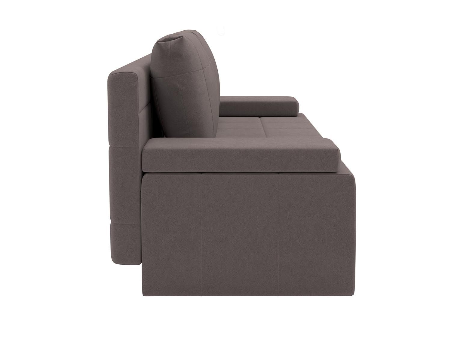 Ричмонд М диван-кровать 3-х мест / велюр Parma 14 коричневый